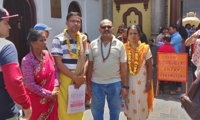 Mr. Joga Rao Nakka's family trip to Muktinath Yatra with Suresh ji